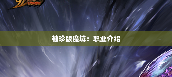 袖珍版魔域：职业介绍